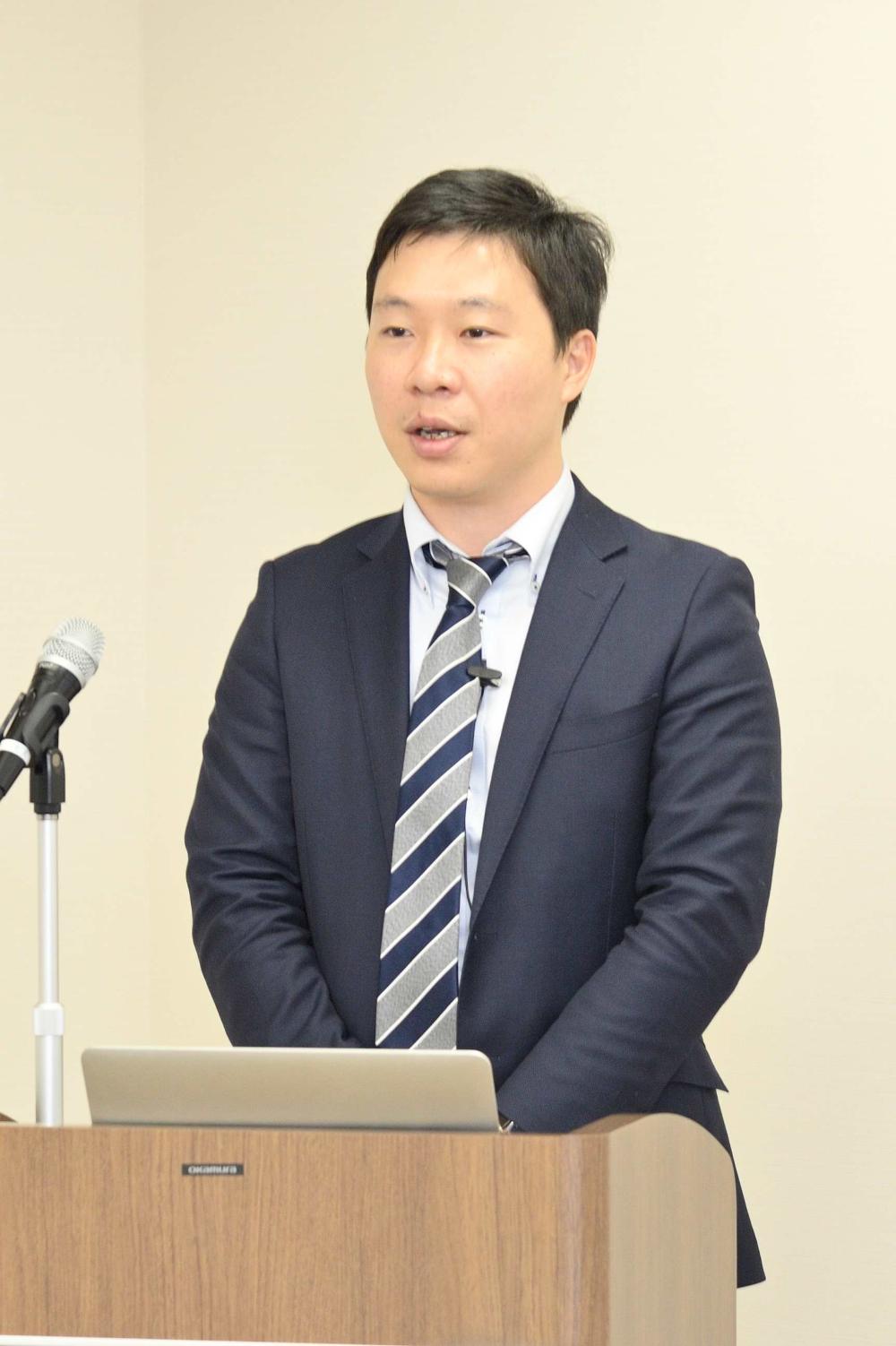 開講のご挨拶（国土交通省　土地・建設産業局　建設市場整備課　調整係長　神籐　康弘 氏） 